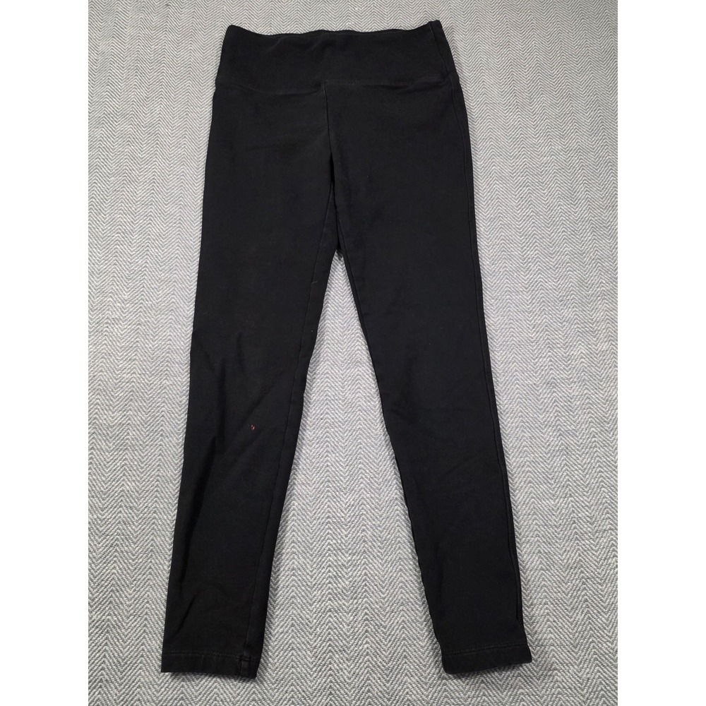 Max & Mia Womens Black High Waisted Cotton Modal Spandex Leggings Small 320XB18